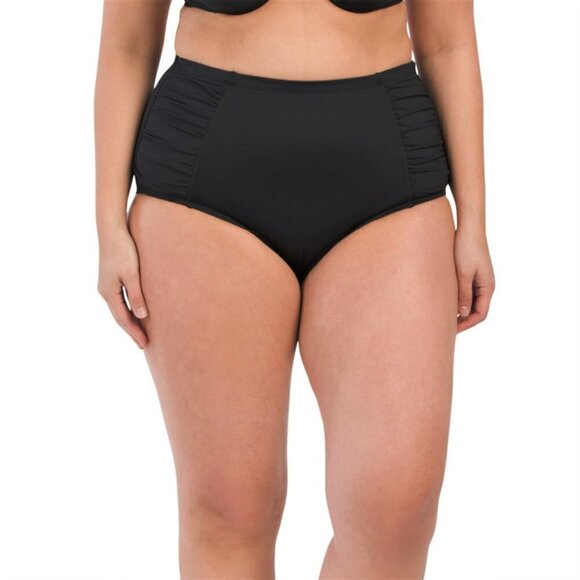NWT La Blanca Women's Plus Island Goddess Tummy Control Swim Bottom - Picture 1 of 4